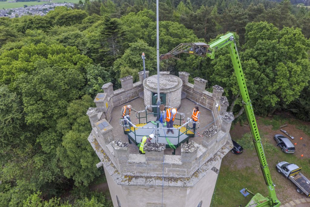 New platform will give uninterrupted view from Forres tower