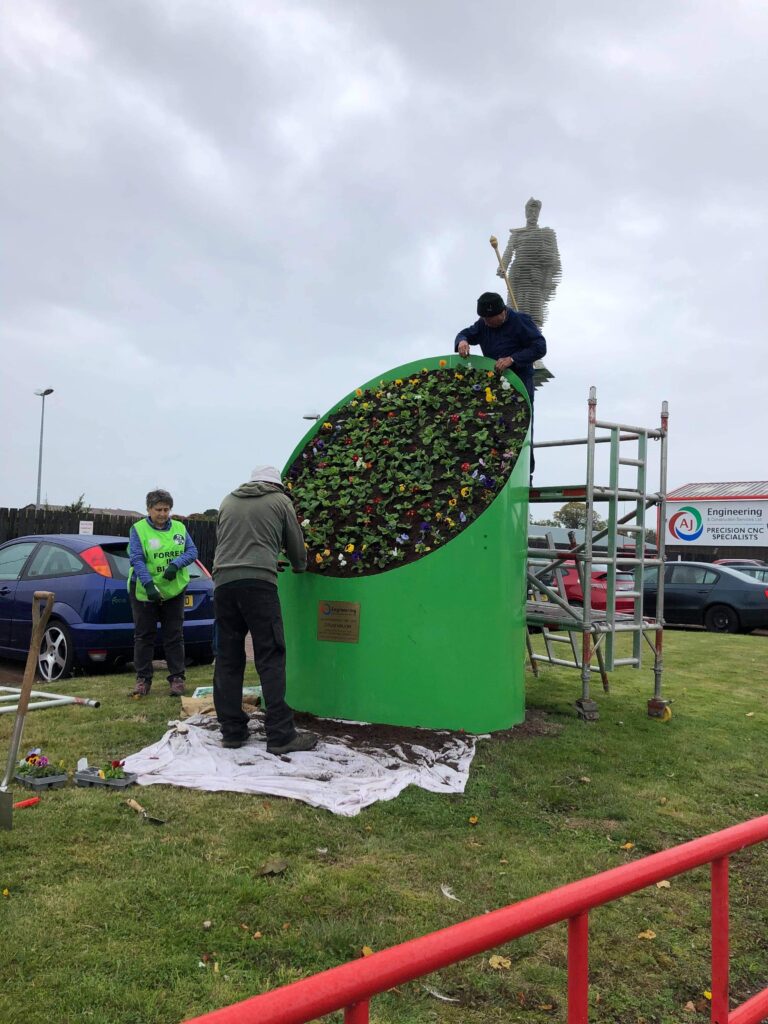 Statue will bloom through winter