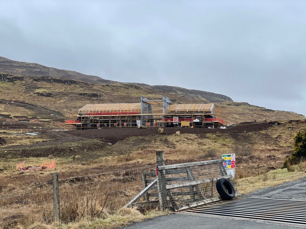 Steelworks complete for new four-star hub