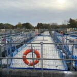 Pontoons enable wastewater works